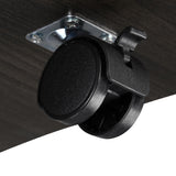 Yescom Height-Adjustable Rolling Laptop Cart with Storage