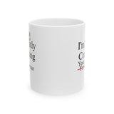Funny Coffee Mug, Gift for Friends, Humor Ceramic Cup, Best Friend Gift, Quirky Office Mug