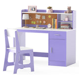 Kids Study Desk and Chair Set Student Table and Chair