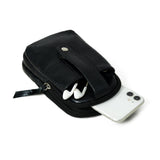 Jet-Set Organizer: Leather Phone Pouch