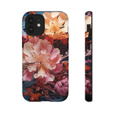 PAINT SWIRL FLOWERS | Tough Phone Case