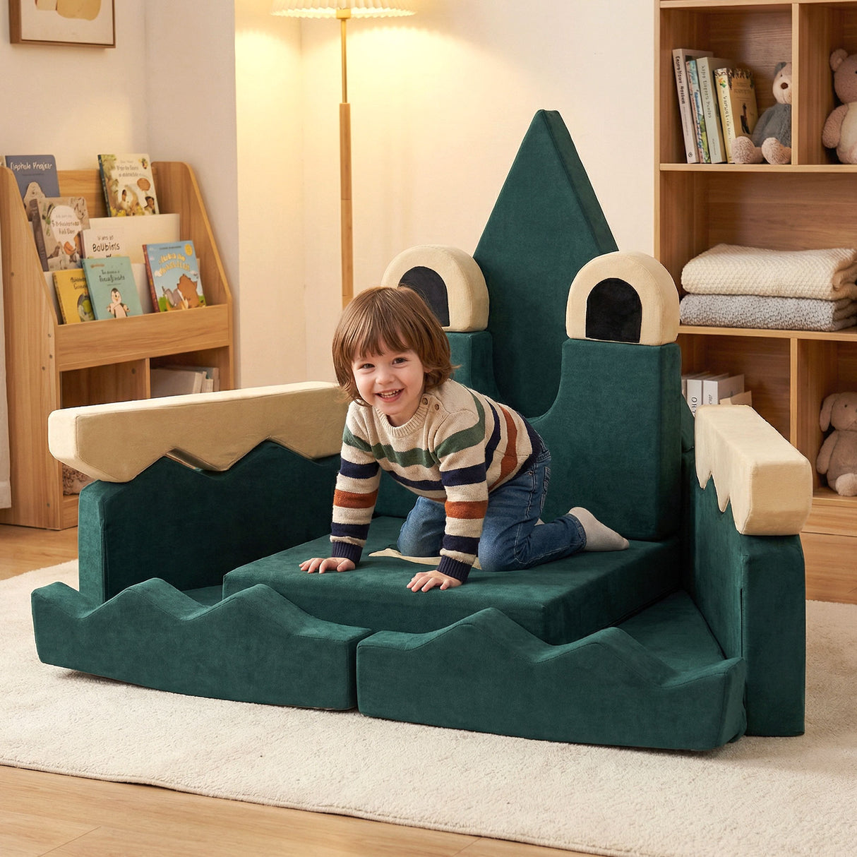 17 Pieces Modular Kids Play Couch for Inspiring Creativity