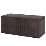Outdoor Deck Box All-Weather Lockable Storage Bin with Lid and Handles