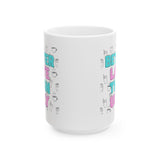 Ceramic Mug with Fun Coffee Quote, Perfect for Coffee Lovers, Great Gift for Birthdays