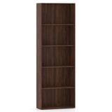 5-Shelf Storage Bookcase Modern Multi-Functional Display Cabinet Furniture
