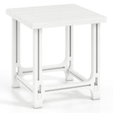 Outdoor Adirondack Side Table with Slatted Surface