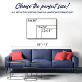 Golden Peaks Wall Art