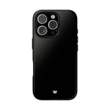 JET BLACK | Tough Phone Case