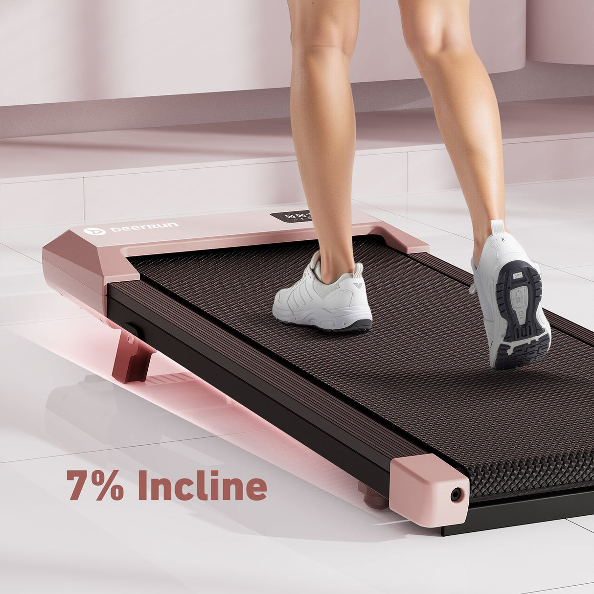 DeerRun Q1 Urban Mini Under-Desk Treadmill with Remote Control