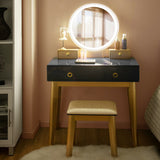 Set 3 Makeup Vanity Table Color Lighting Jewelry Divider Dressing Table