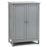 Bathroom Floor Storage Double Door Cupboard Cabinet