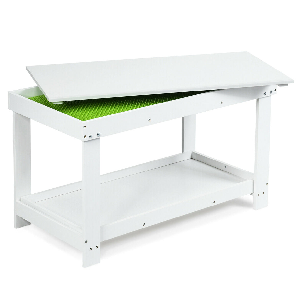 Solid Multifunctional Wood Kids Activity Play Table