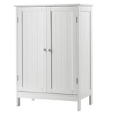 Bathroom Floor Storage Double Door Cupboard Cabinet