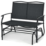 Outdoor Iron Patio Rocking Chair for Backyard and Lawn