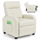 Ergonomic PU Leather Kids Recliner Lounge Sofa for 3-12 Age Group