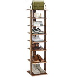 7-Tier Shoe Rack Practical Free Standing Shelves Storage Shelves