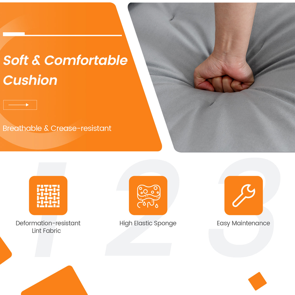 Modular 1/2/3/4-Seat L-Shaped Sectional Sofa Couch with Socket USB Port-3