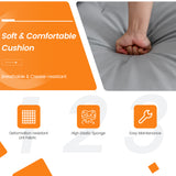 Modular 1/2/3/4-Seat L-Shaped Sectional Sofa Couch with Socket USB Port-3