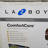 LAZBOY Bradley Executive Rolling Office Chair Brown 44762 1104593 La-Z-Boy