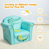Kids Astronaut Armrest Upholstered Couch