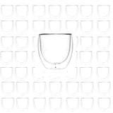 Double Wall Glass Coffee Mugs Cups  -8.5oz/12oz