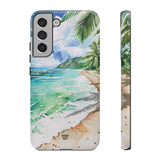 WATERCOLOR BEACH | Tough Phone Case