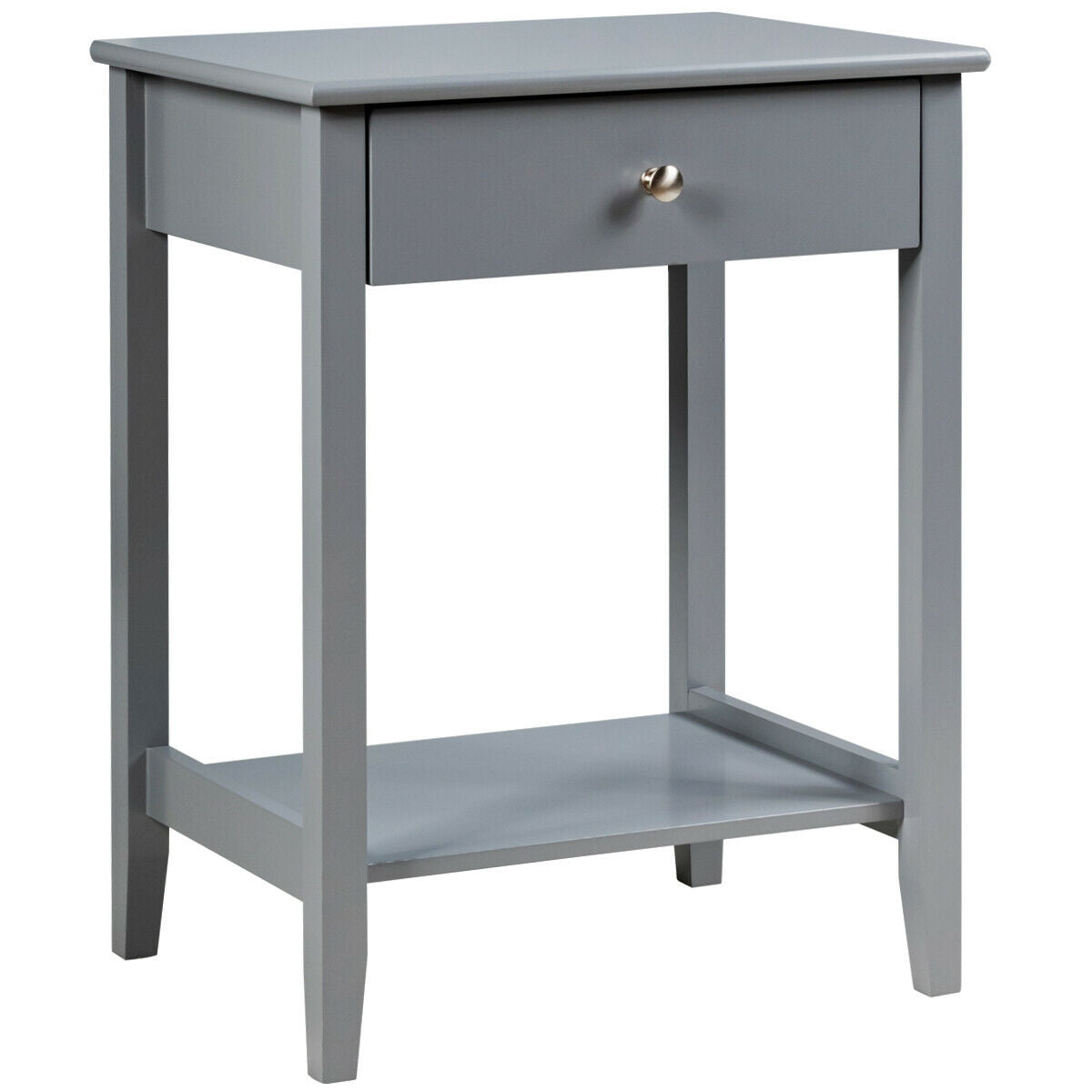 Wooden Nightstand  End Table Storage Display