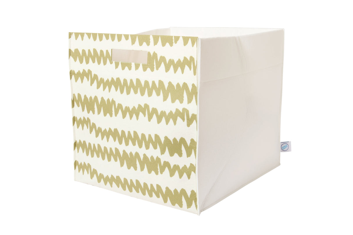 Zigzag Felt Storage Bin