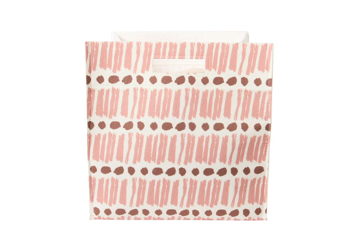 Lines & Dots Felt Storage Bin