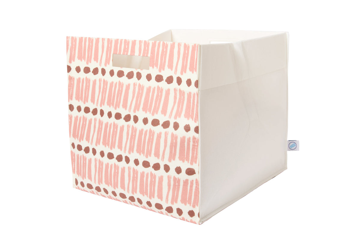 Lines & Dots Felt Storage Bin