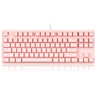 87-Key Mechanical Keyboard with Green Switches - Desktop Non-Punch Design