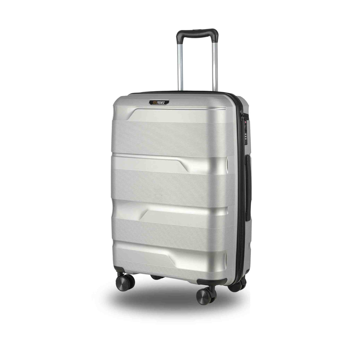 24-inch Silver Hardcase Roller Luggage