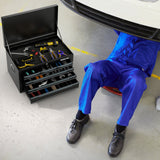 24 Inch Tool Chest Case with 6 Drawers and Top Storage for Garage Repair Shop & Warehouse