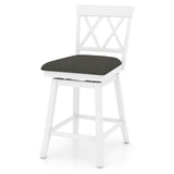 Counter Height Barstool/Barstools with Backrest and Upholstered Seat Cushion for Kitchen Dining Room-29/Room-24 Inch