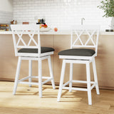 Counter Height Barstool/Barstools with Backrest and Upholstered Seat Cushion for Kitchen Dining Room-29/Room-24 Inch