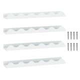 Kids Bookshelf Set of 4 Wall-Mounted Picture Ledge Shelf