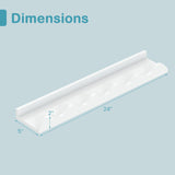 Kids Bookshelf Set of 4 Wall-Mounted Picture Ledge Shelf