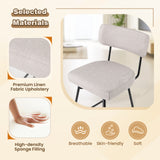 29 Inch Counter Height Upholstered Swivel Bar Stool Set of 2