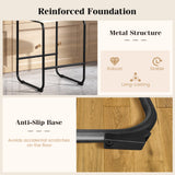 26 Inch Counter Height Bar Stools Set of 2 with Metal Frame and Footrest