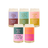 Candle Can Glass - Color Me Happy