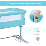 Travel Portable Baby Bed Side Sleeper  Bassinet Crib with Carrying Bag