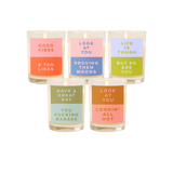 Candle Rocks Glass - Color Me Happy