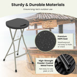 Portable Folding Stools with 330lbs Limited Sturdy Frame-2/Frame-1 Pieces/Piece