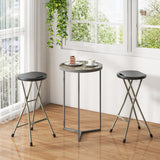 Portable Folding Stools with 330lbs Limited Sturdy Frame-2/Frame-1 Pieces/Piece