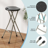 Portable Folding Stools with 330lbs Limited Sturdy Frame-2/Frame-1 Pieces/Piece