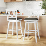 Counter Height Barstool/Barstools with Backrest and Upholstered Seat Cushion for Kitchen Dining Room-29/Room-24 Inch