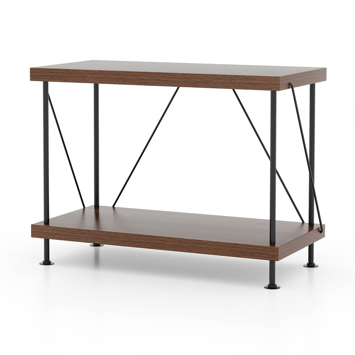3-Tier Multipurpose Display Rack with Metal Frame