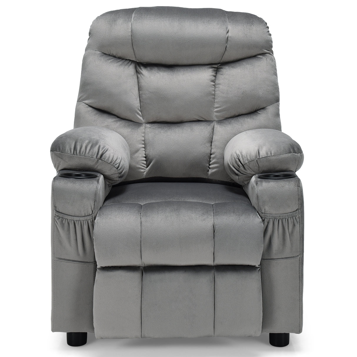 Kids Recliner Chair with Cup Holder and Footrest for Children