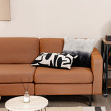 Modular 3-Seat L-shaped Sectional Sofa with Reversible Chaise and 2 USB Ports
