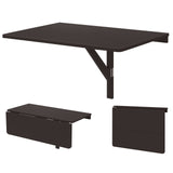 31.5 x 23.5 Inch Wall Mounted Folding Table for Small Spaces